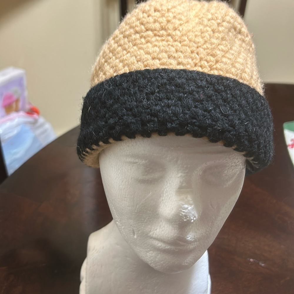 Givenchy women’s gold and black hat